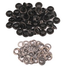 50/100pcs Metal Mesh Eyelets