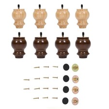 4 x Wooden Sofa Legs