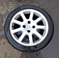 PEUGEOT 206 16" ALLOY WHEEL & TYRE 205/45/16 GTI / CC 1999~2007⭐RAPID POST⭐#1