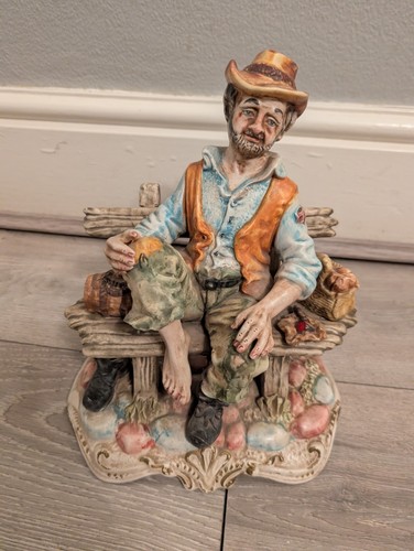 Vintage capodimonte style hobo - style,
