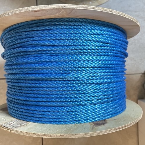 6mm blue polypropylene - blue, x