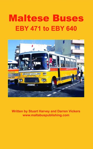New hardback malta - bus, book