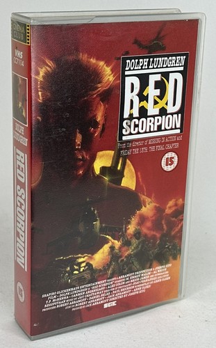 Red scorpion vhs - scorpion, dolph