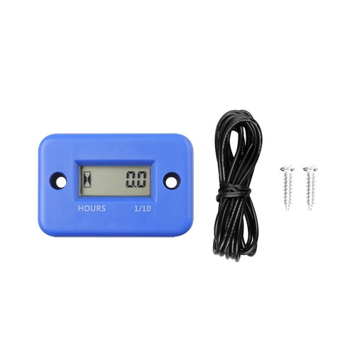 Blue enduro hour meter atv - mx,