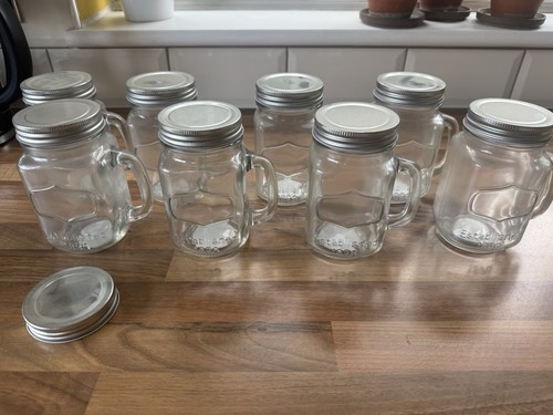 Set clear glass mason - 8,