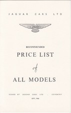 JAGUAR ALL MODELS PRICE LIST
