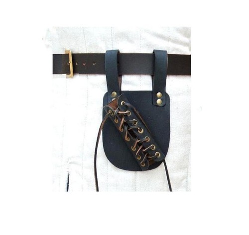 Brown leather hand - brown,