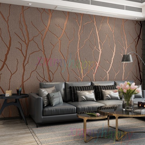 Brown wave stripe - brown,