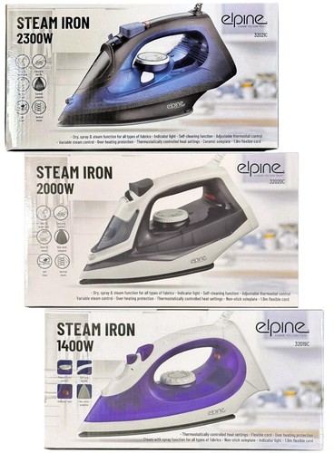 Elpine steam iron 1400w - iron, 2000w