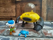 Octonauts Gup D Drill and Claw Vehicle with Captain Barnacles and Crab