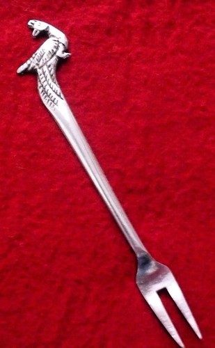 Snail fork made silver 925 - snail, of