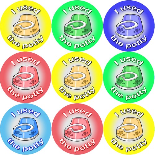 144 potty rewards - potty,