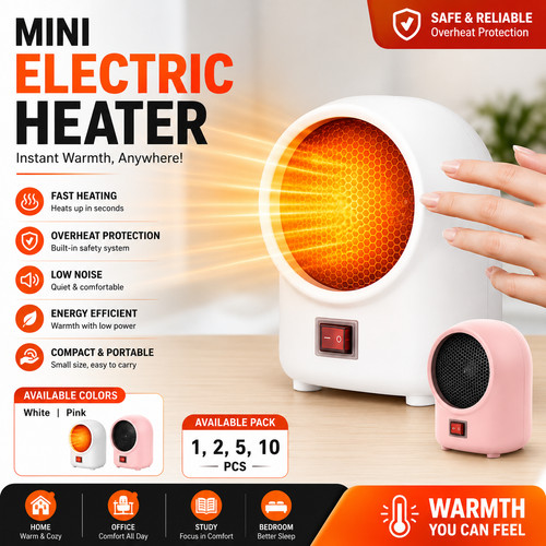 Mini electric heater - heater, portable