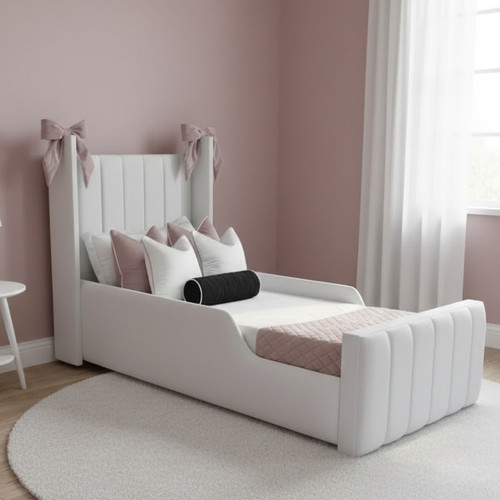 New winged panel kids bed - winged,