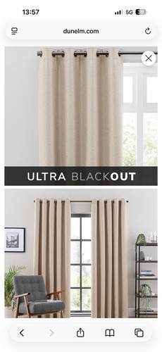 Dunelm montreal ultra blackout - dunelm,