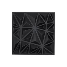 33 Pack Black 3D Wall Panels
