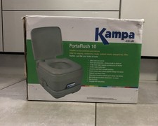 Kampa Portaflush 10 Camping Portable Toilet Gray (151001)