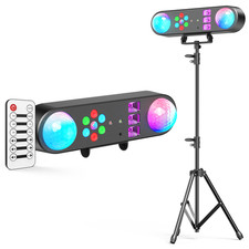 5in1 LED PAR DJ Light Laser+UV+Magic Ball with Stand RGB Stage Bar Party Lights