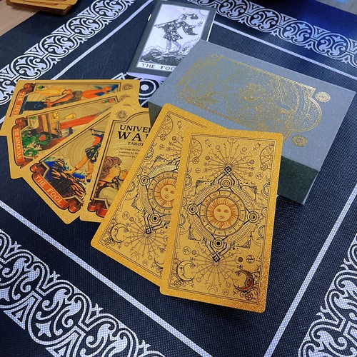 Gold foil tarot cards - 78,