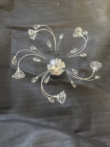 Rose light chrome ceiling - light,