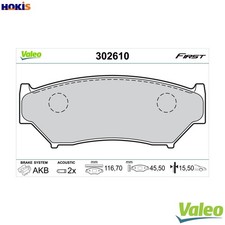 BRAKE PAD SET DISC BRAKE 302610 FOR SUZUKI GRAND/VITARA/Open/Off-Road/Vehicle