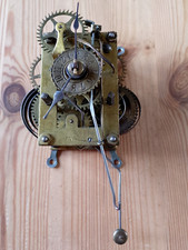 Superb rare Antique cottage alarm clock movement (union clock company?) working