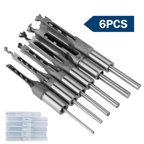 6pcs square hole drill bit - square,