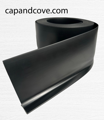 15m roll 100mm black pvc - roll,