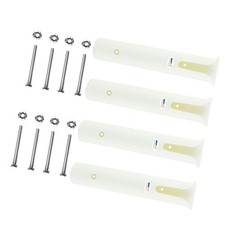 4PCS White Plastic Boat