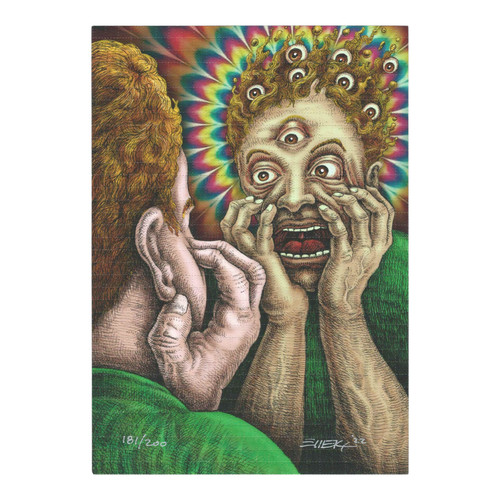 Emek not again blotter print - again",