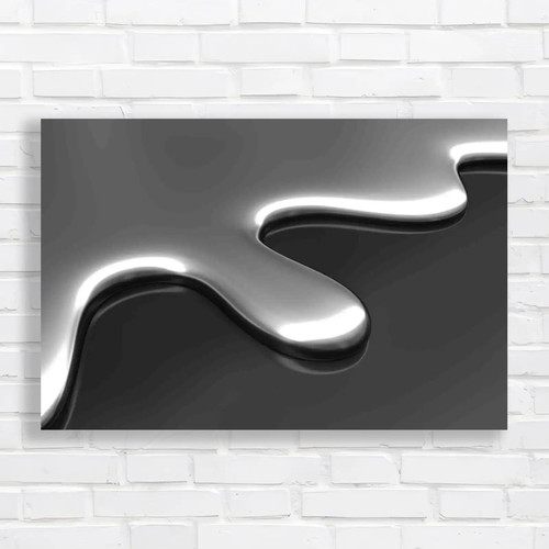 Mercury chrome abstract liquid - chrome,