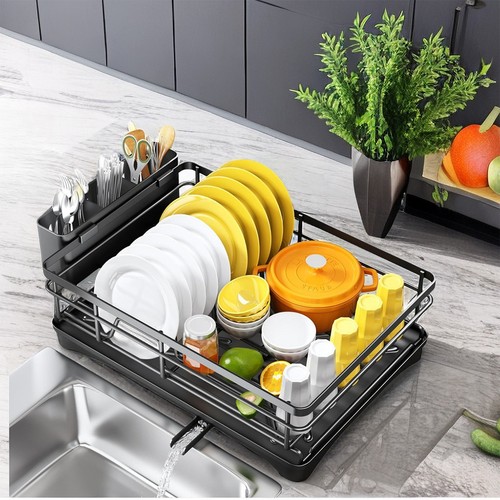 Dish drainer rack - with, drip