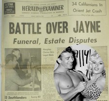 JAYNE MANSFIELD DIES Jun 30