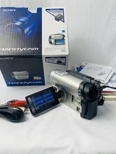 Sony Handycam DCR-DVD150E Handheld DVD Camcorder Silver 60x Zoom Tested