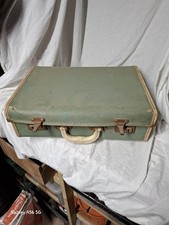 1940s 50s Retro Green Suitcase