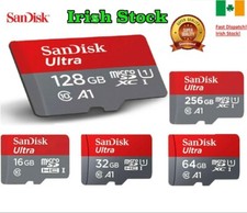 Memory Card SANDISK A1 ULTRA micro SD 128GB 64GB 32GB (10 YEARS WARRANTY)