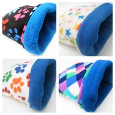 **COZY PETS **4 SIZES **FLEECE SNUGGLE POUCH,BAG,GUINEA PIG BED HEDGEHOG,RAT