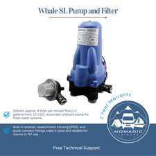 Whale Watermaster 8 Litre/min 12V Fresh Water Pump Caravan Motorhome│FP0814B