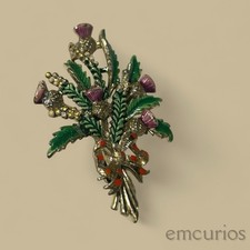 Exquisite Enamel Thistle