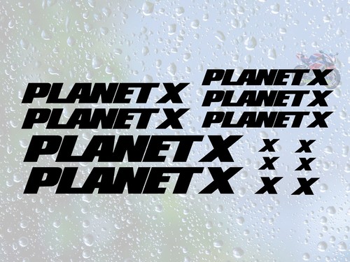 Planet x13pc mtb bike decals - planet,