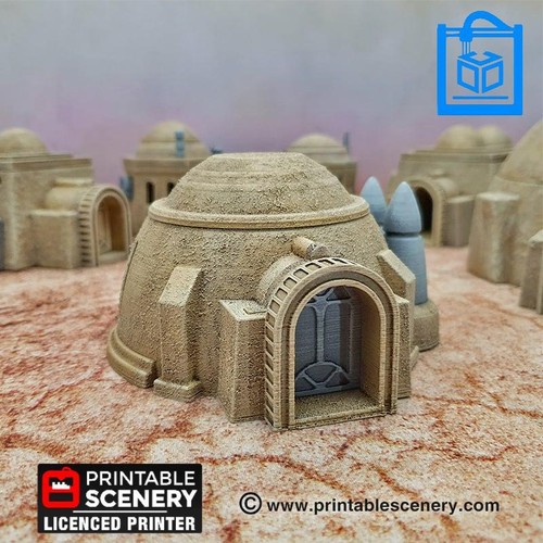 Desert house and - house, grain