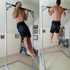 Pull Up Bar Made From Pipe Freestanding Home Gym - DIY Gym, Weight Training