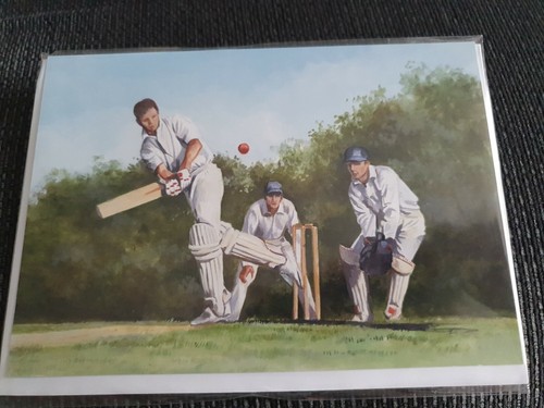 Cricket greetings card sports - greetings,