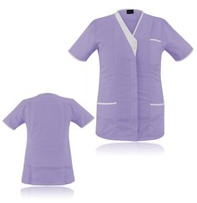 Womens Tunic Nurses Uniform Vet Salon Beauty Medical Dental Therapist Healthcare