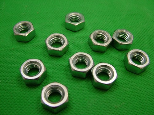 Hexagon nut whitworth - hexagon, 3/8"