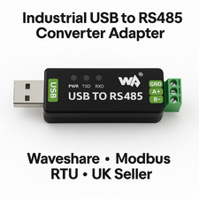 Industrial USB to RS485 Converter Adapter – Waveshare – Modbus RTU – UK Seller