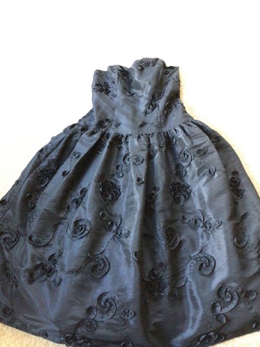 Betsy adam black strapless - adam,