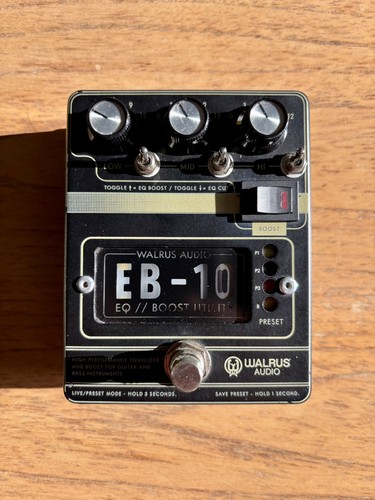 Walrus audio preamp eq - audio,