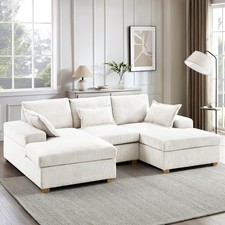 3 Seater U-Shaped Sofa –