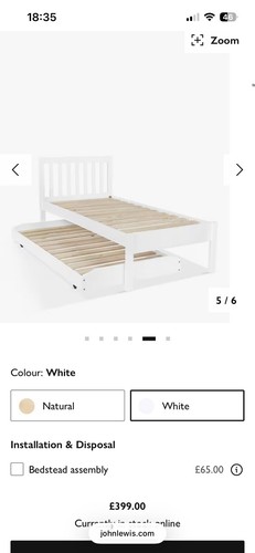 Guest bed only - bed,